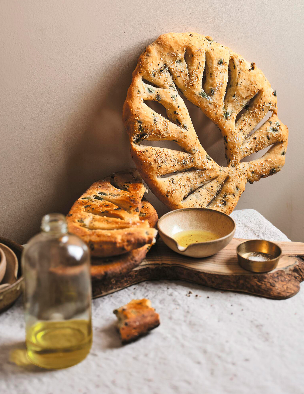 Olive and Rosemary Fougasse Recipe