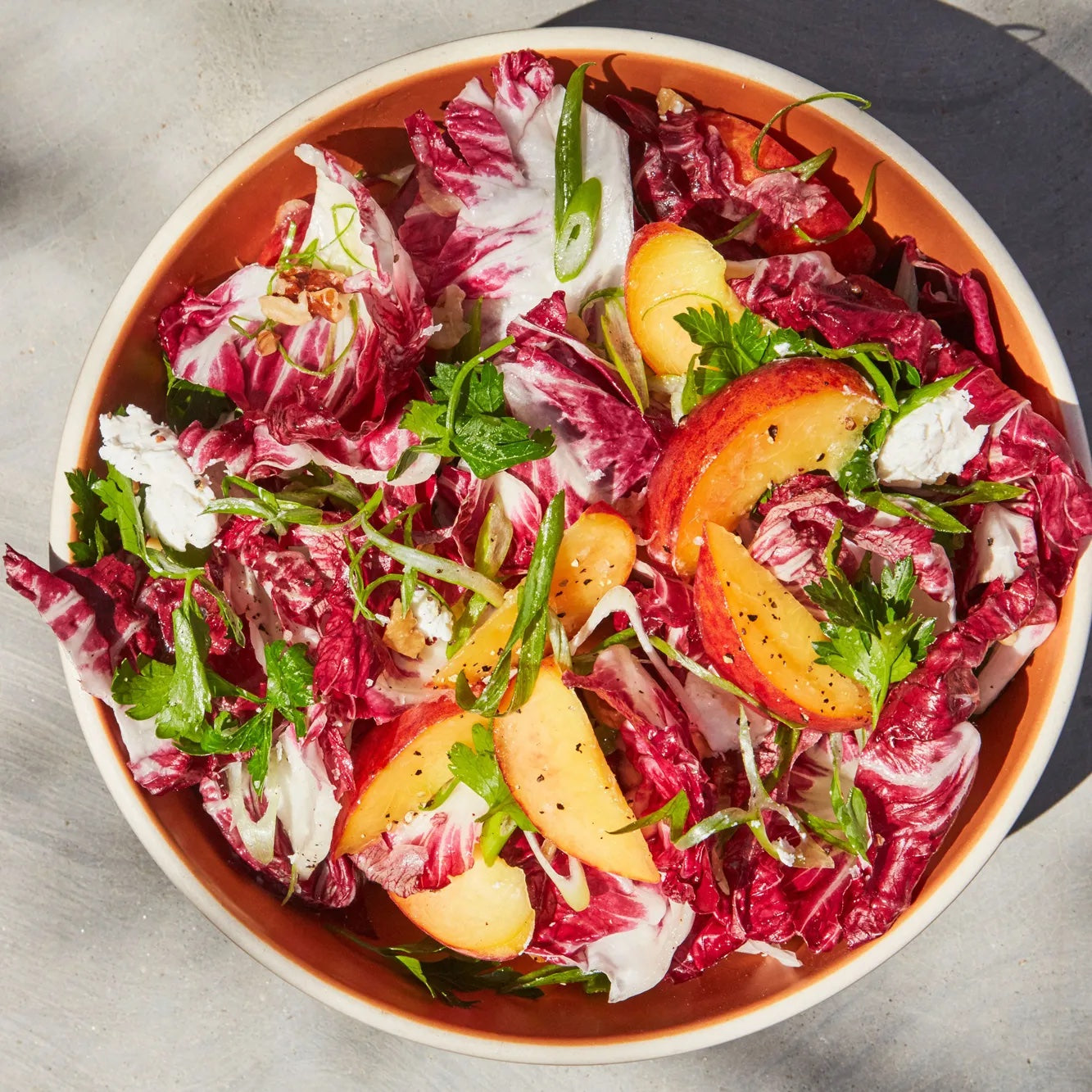 Radicchio Stone Fruit Salad