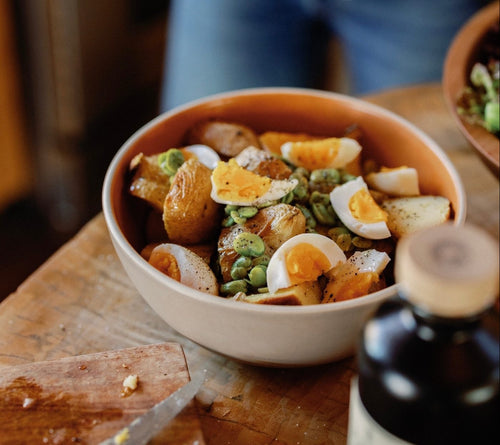 A Simple Potato Salad with Smoked Chile Aioli