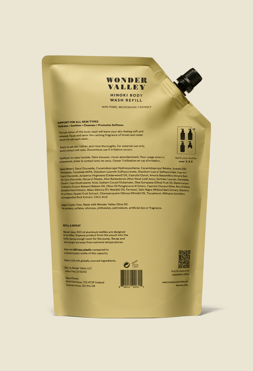 Hinoki Body Wash Refill