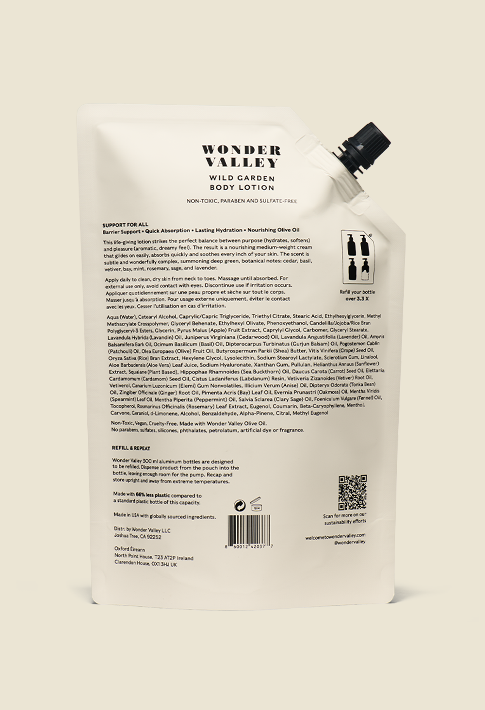 Body Lotion Refill